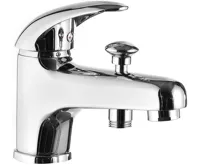 AQUALINE KASIOPEA stojánková umyvadlová baterie s přepínačem, chrom