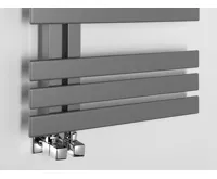 SAPHO SILVANA otopné těleso 500x1236mm, metalická stříbrná (5)