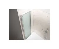 AQUALINE WILA vanová zástěna 900x1400mm skládací, chrom, čiré sklo (1)