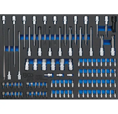 BGS Modul - hlavice TORX, imbus, XZN, RIBE,  101 dílů