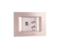 HS Flamingo Regulátor otáček ventilátoru RT-10L titanium (do zdi) HS Flamingo Regulátor otáček ventilátoru RT-10L titanium (do zdi)