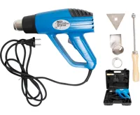 BGS Pistole horkovzdušná 2000W, s příslušenstvím BGS Pistole horkovzdušná 2000W, s příslušenstvím