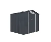 Zahradní domek ARES B 4,07 m2 antracit + podlahová konstrukce ARES B IWH-10230002 + IWH-10 (1)