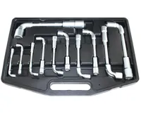 BGS Klíče fajfkové průchodné, 6 - 22 mm, 11dílná sada