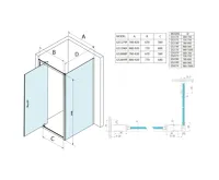 GELCO SIGMA SIMPLY obdélníkový sprchový kout pivot dveře 800x750mm L/P varianta, čiré sklo (7)