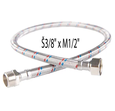 NOVASERVIS Nerezová hadička Š3/8" x M1/2"-50cm - PWS214