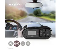 FM transmitter do auta | Husí krk | Hands free volání | 0.4 " | LCD obrazovka | Bluetooth® | 5.0 V DC / 0.5 A | Google Assistant / Siri | Černá (1)