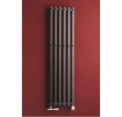 Koupelnový radiátor PMH PLUTO P2B/2 105x1500 mm, Černá mat