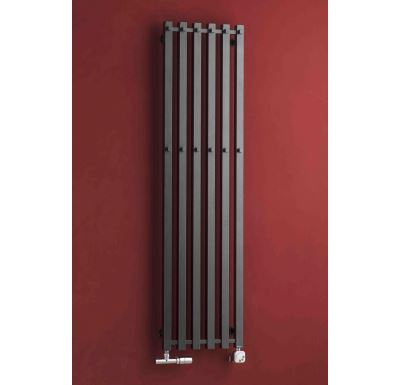 Koupelnový radiátor PMH PLUTO P2MES/2 105x1500 mm, Metalická stříbrná matná