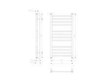 SAPHO METRO otopné těleso 450x890 mm, bílá (7)