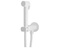 SAPHO Podomítková bidetová baterie se Stop sprškou, kulatá, progresivní kartuše, bílá mat