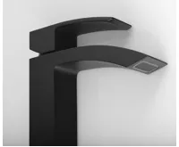 SAPHO GINKO 25 stojánková umyvadlová baterie vysoká, černá mat (3)