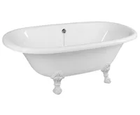 POLYSAN REGATA volně stojící vana 175x85x61cm, nohy bílé, bílá POLYSAN REGATA volně stojící vana 175x85x61cm, nohy bílé, bílá