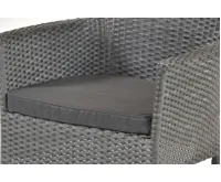 Zahradní křeslo BARCELONA antracit s poduškou IWH-1010004 sada 8ks (6)