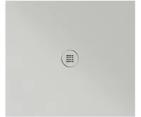GSI Keramická sprchová vanička, obdélník 90x80x2cm, cenere mat GSI Keramická sprchová vanička, obdélník 90x80x2cm, cenere mat