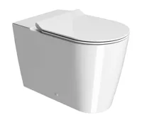 GSI KUBE X WC mísa kombi spodní/zadní odpad, Swirlflush, 36x63cm, bílá ExtraGlaze