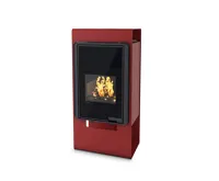 HS Flamingo Krbová kamna FLAMINGO DELUXE ® SINGA, červená