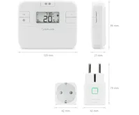 SALUS Bezdrátový programovatelný termostat RT510SPE, Bezdrátové (1)