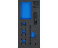 BGS Vložka do dílenského vozíku 1/3: Sada vyrovnávacích přípravků na těsnění hlavy válce, pro BGS Vložka do dílenského vozíku 1/3: Sada vyrovnávacích přípravků na těsnění hlavy válce, pro