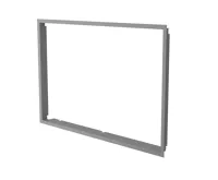 HS Flamingo Krycí rámeček krbové vložky FLAMINGO X15, 20 mm, šedý HS Flamingo Krycí rámeček krbové vložky FLAMINGO X15, 20 mm, šedý