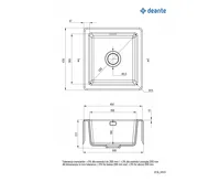 Deante Sabor 450 Bílá keramika (8)