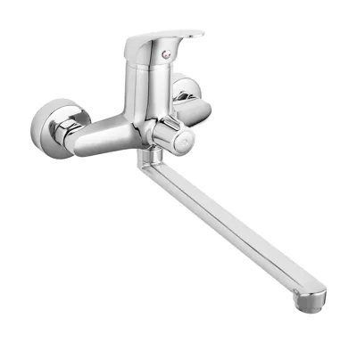NOVASERVIS Paneláková nástěnná vanová baterie 150 mm ONE chrom - BFO3A