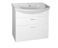 AQUALINE ZOJA umyvadlová skříňka zásuvková 71,5x74x34cm, bílá