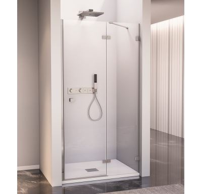 POLYSAN FORTIS EDGE sprchové dveře do niky 800mm, čiré sklo, pravé