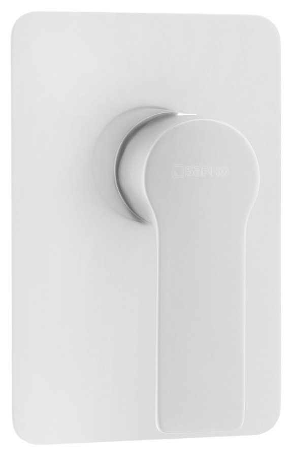 SAPHO PAX podomítková sprchová baterie, 1 výstup, bílá mat