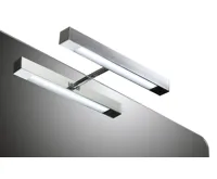 AQUALINE VERONICA LED svítidlo, 6 W, 300x30x115 mm, IP44, chrom (5)
