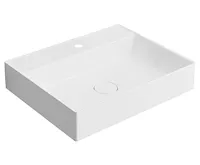 SAPHO TWIG umyvadlo, litý mramor, 60x47cm, kryt výpusti, bílá SAPHO TWIG umyvadlo, litý mramor, 60x47cm, kryt výpusti, bílá