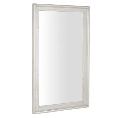 SAPHO RETRO zrcadlo v dřevěném rámu 700x1150mm, starobílá