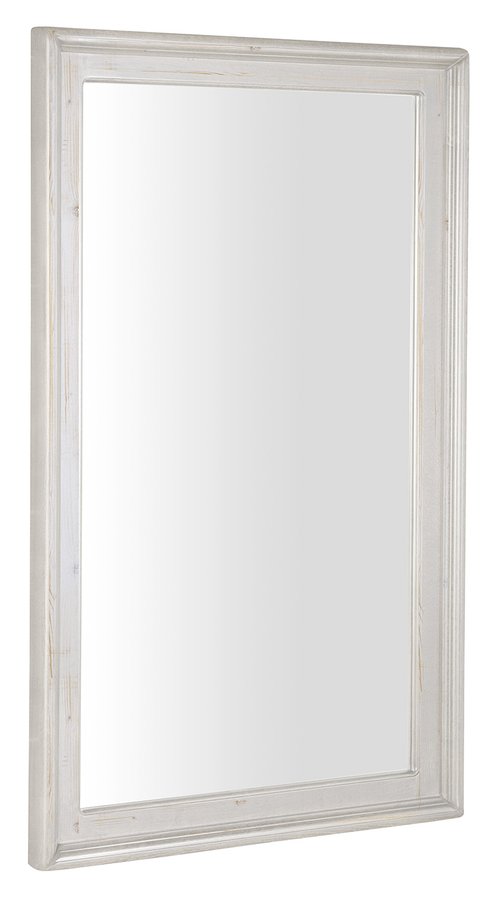 SAPHO RETRO zrcadlo v dřevěném rámu 700x1150mm, starobílá