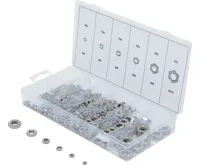 BGS Sada šestihranných matic | nerezová ocel | 300dílná - BGS 74249