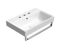 GSI NUBES keramické umyvadlo 60x40cm, broušená spodní hrana, 3 otvory, bílá ExtraGlaze (4)