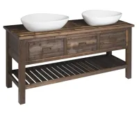 SAPHO BRAND umyvadlová skříňka 160x73x50cm, mořený smrk SAPHO BRAND umyvadlová skříňka 160x73x50cm, mořený smrk