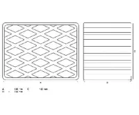 BGS Gumová podložka, pro zvedací plošiny, 160 x 120 x 100 mm (1)