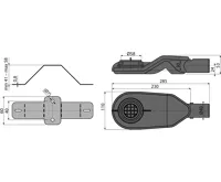 ALCAPLAST Extra-nízký sifon DN40 a sada nastavitelných noh APZ-S6 (1)