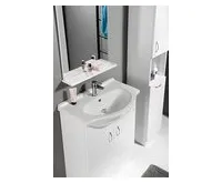 AQUALINE SIMPLEX ECO 65 umyvadlová skříňka včetně umyvadla 63x83,5x30,7cm (1)