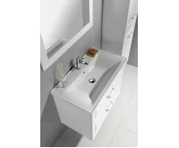 AQUALINE SAVA 80 keramické umyvadlo nábytkové 80x46cm, bílá (7)