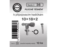 Hartman Sada č.  36: sada pryž.těs.přip.had.- 1/2&quot;- 10x18x2 -10 x 4102