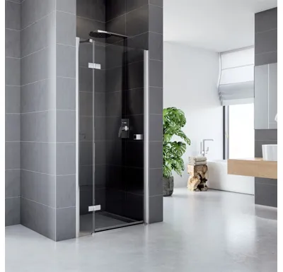 PROFI-RICH Sprchové dveře 100x190 - chrom - sklo - čiré CK10311HLR