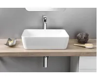 GSI SAND/NUBES keramické umyvadlo na desku 50x38cm, bílá mat (6)