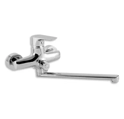 NOVASERVIS Paneláková baterie bez příslušenství150mm Titania Nice chrom - 97071/1,0