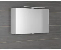 SAPHO CLOE galerka s LED osvětlením 80x50x18cm, bílá (3)