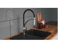 Eisl Carneo černá / lesklý chrom (4)