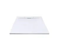 NOVEA Sprchový set, obdélník, 120x90 cm, chrom ALU, sklo Čiré, vanička z litého mramoru, sifon (1)