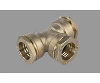 PE mosaz T-kus 40 - pro plyn