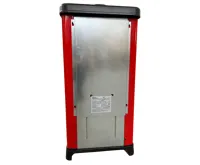 PLAMEN Litinová krbová kamna MAESTRAL N - červená (5)