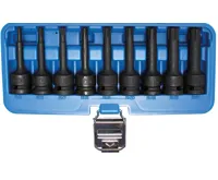 BGS Hlavice zástrčné 1/2&quot; Ribe-profil M5 - M14, 75 mm, tvrzrné Cr-Mo